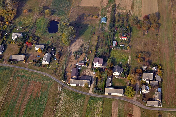 Okolice lotniska w Modlinie