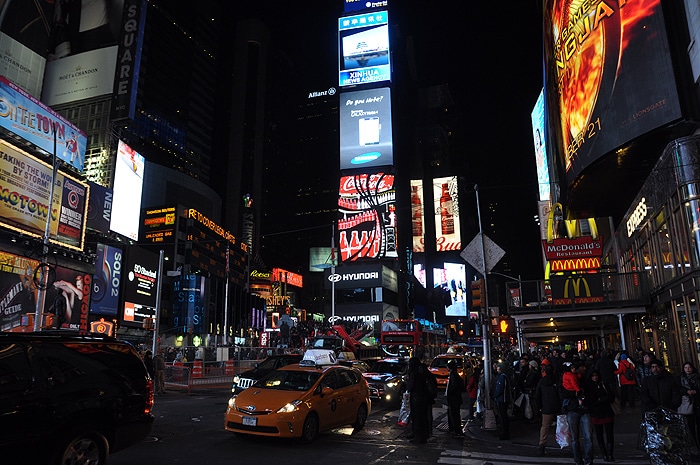 Time Square nocą