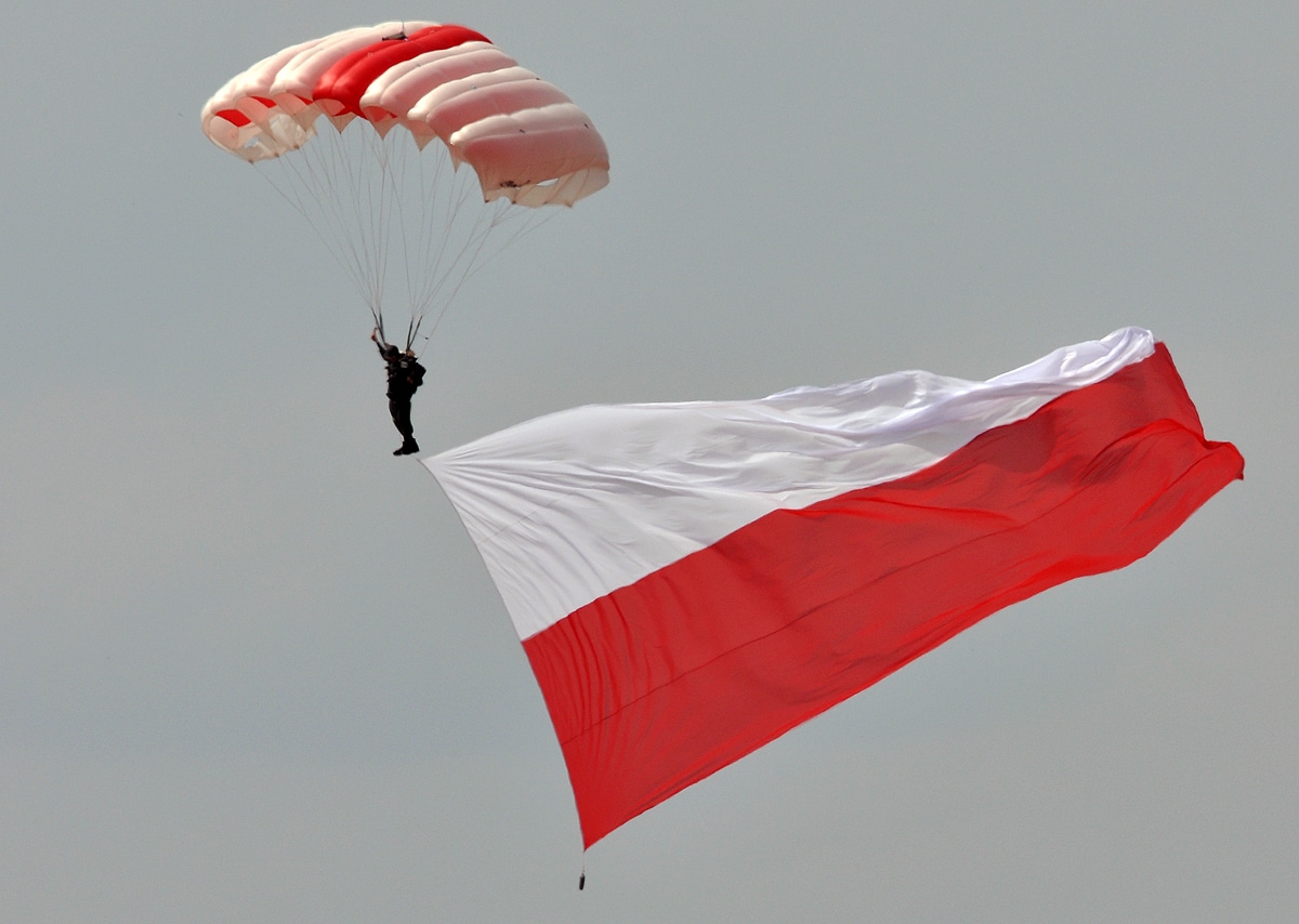 Desant z flagą