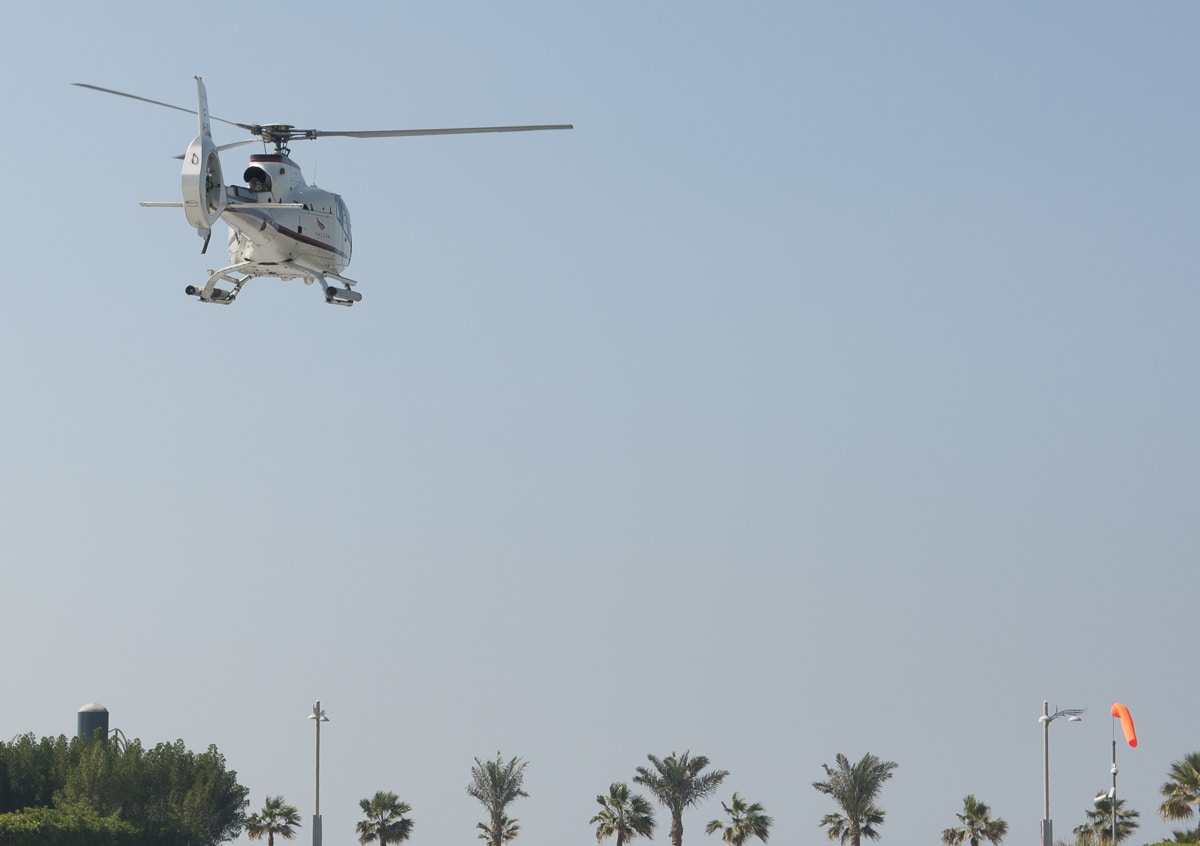Dubai Atlantis helipad