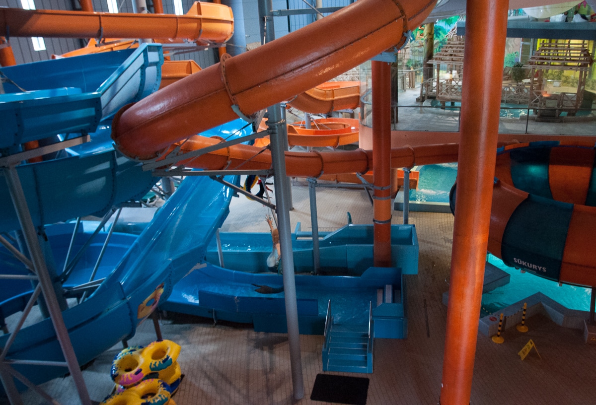 Druskienniki - Aquapark zjeżdżalnie