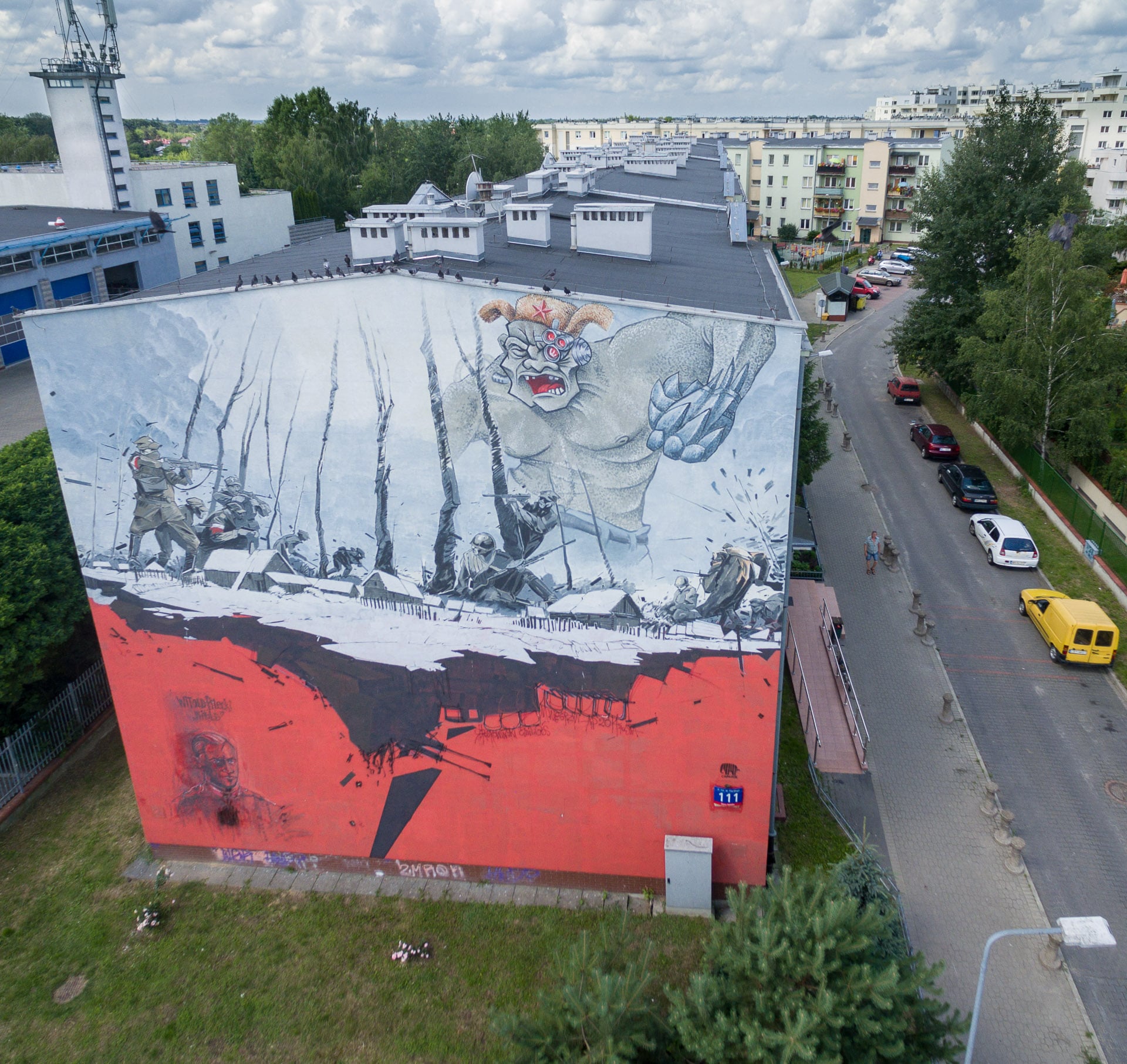 Mural - rotmistrz Witold Pilecki