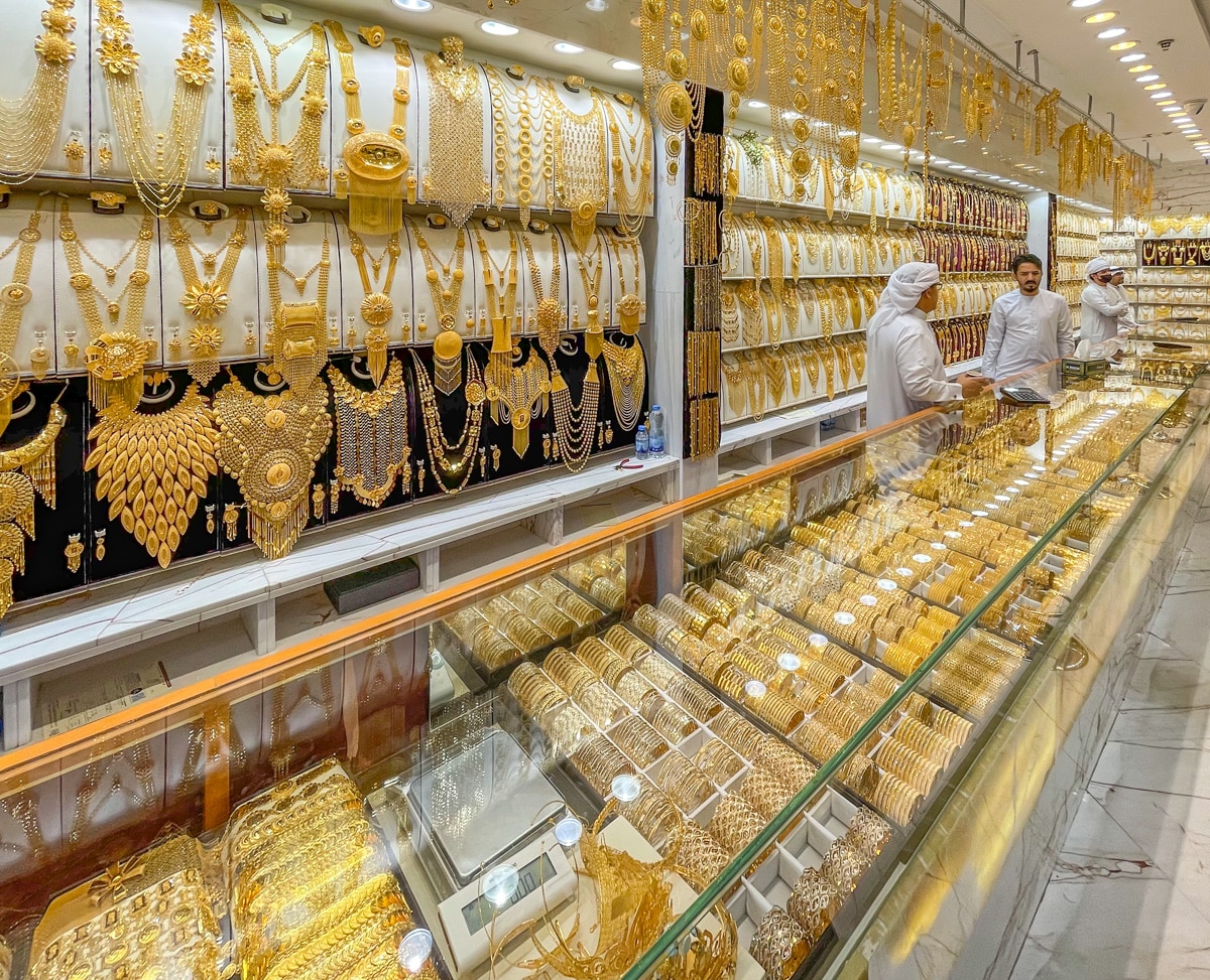 Targ złota (Gold Souk) w Dubaju