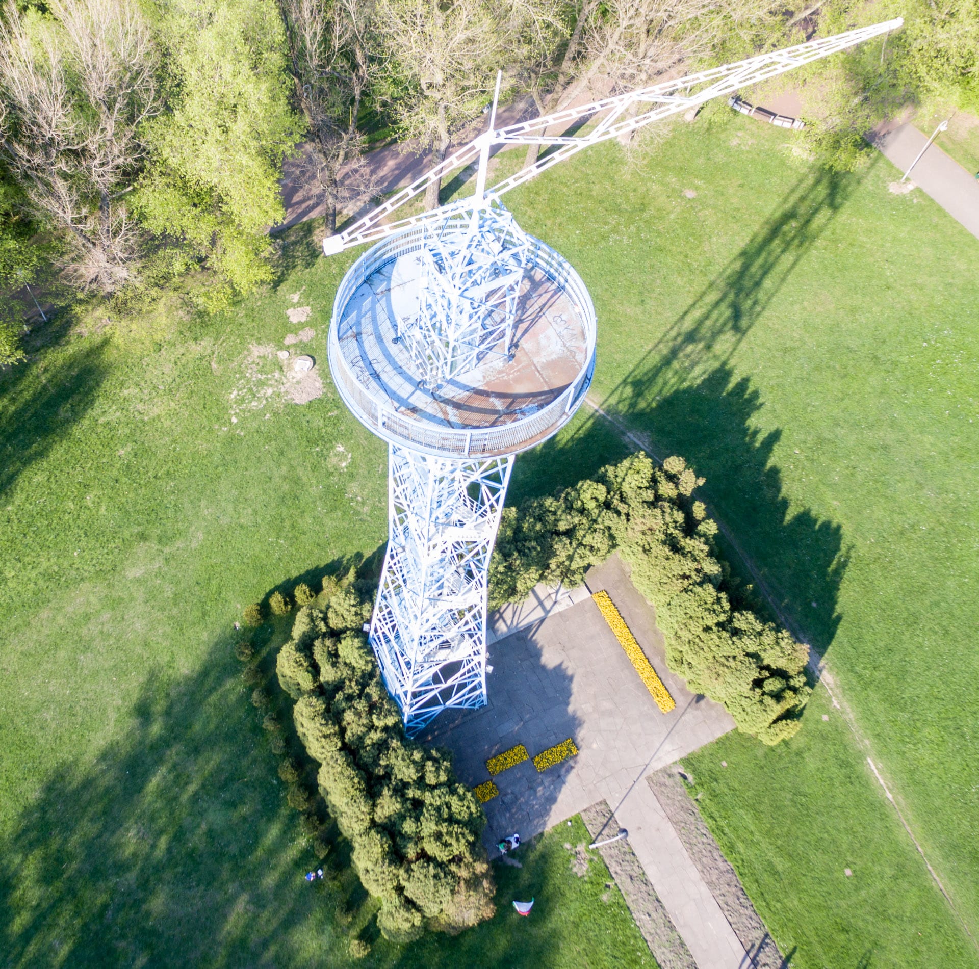 Wieża spadochronowa w Katowicach