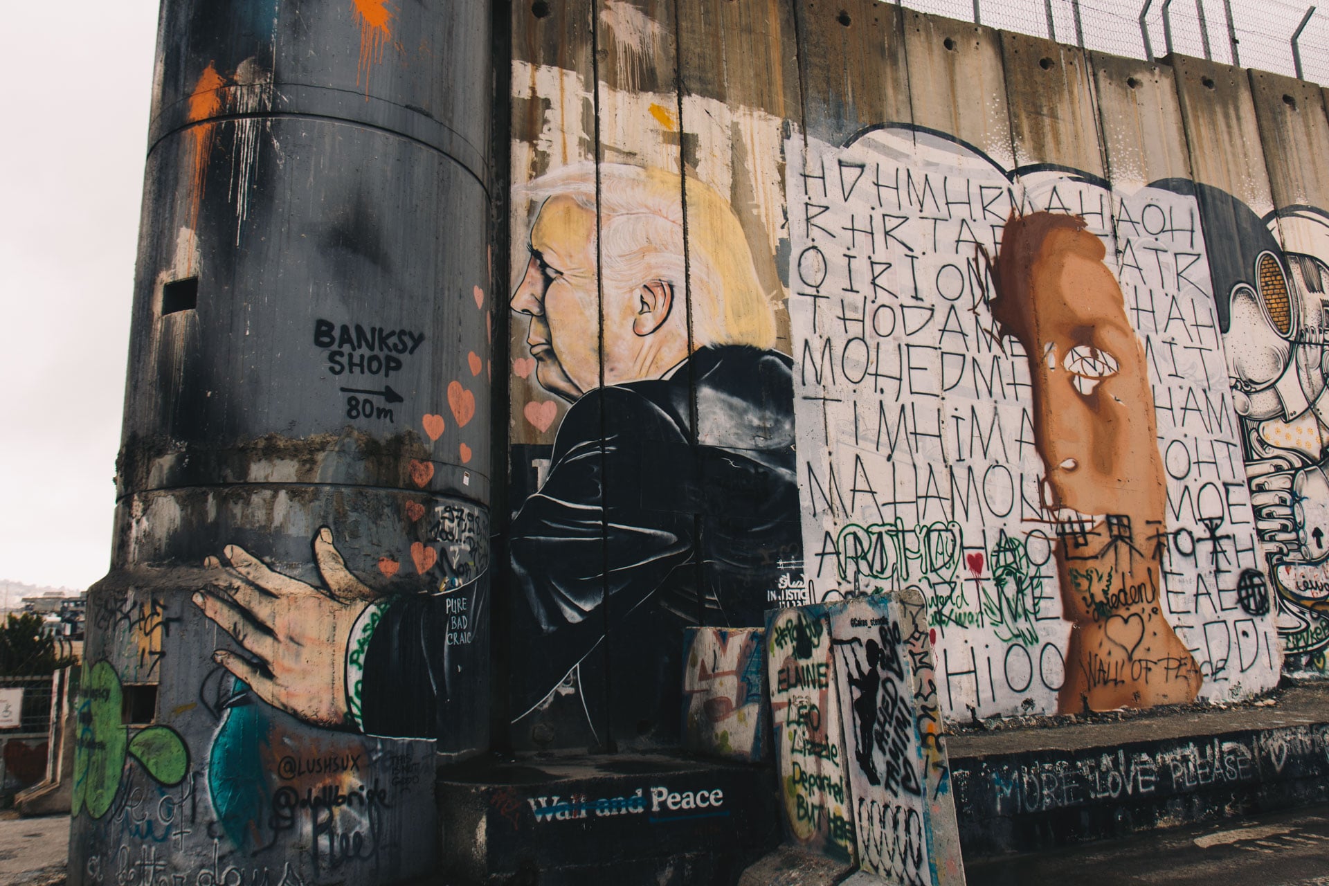 Streetart w Betlejem