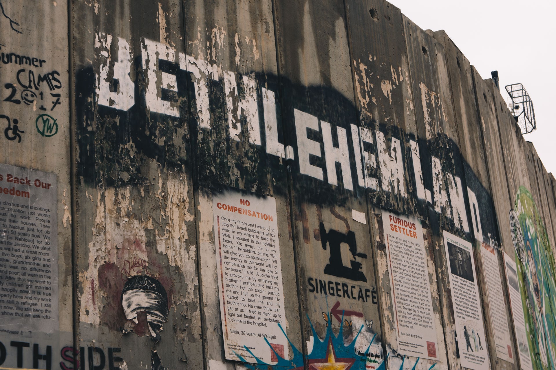Mur w Betlejem