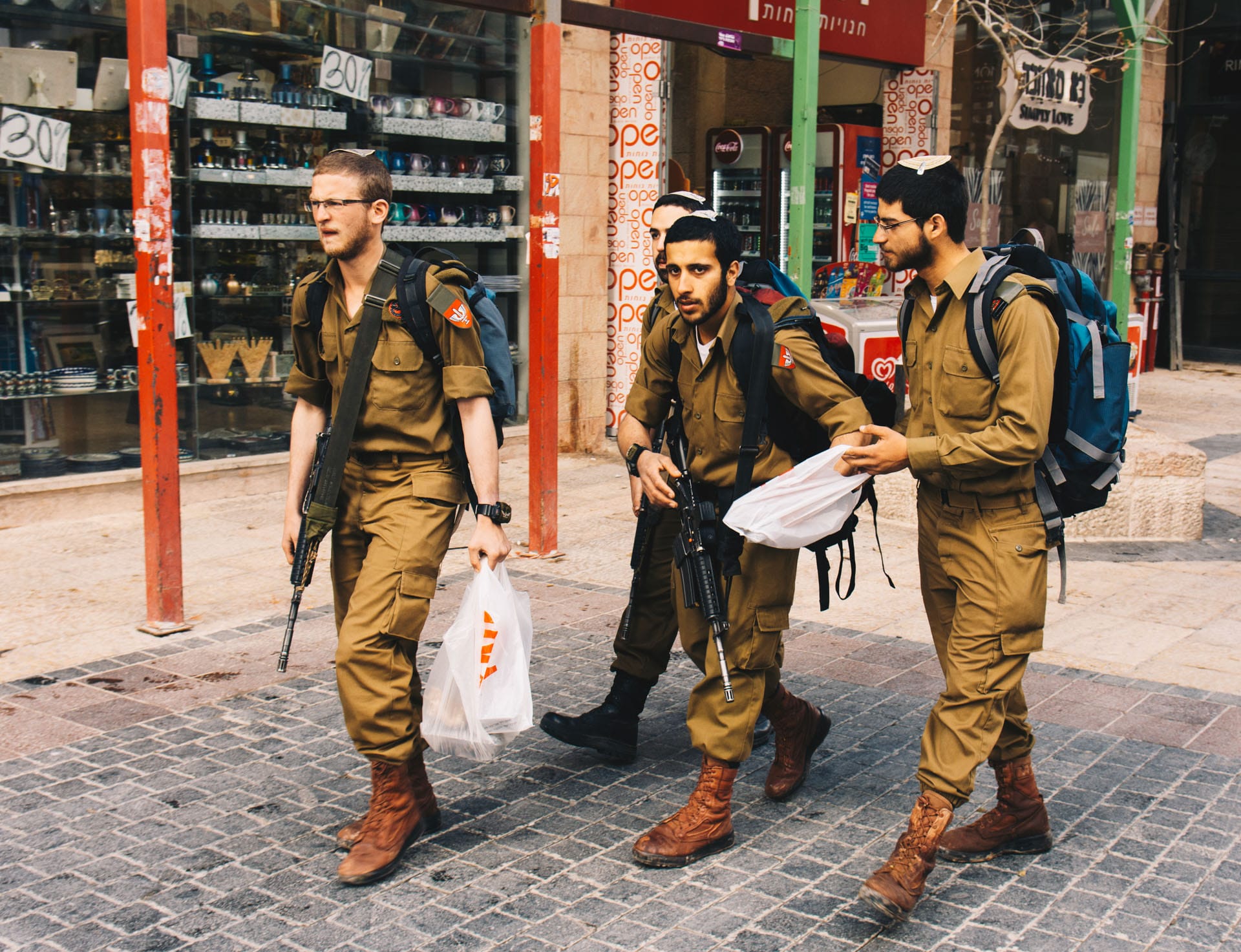 Żołnierze w Jerozolimie