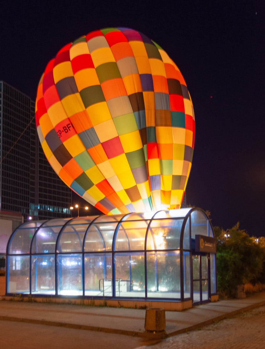 Balon w Warszawie