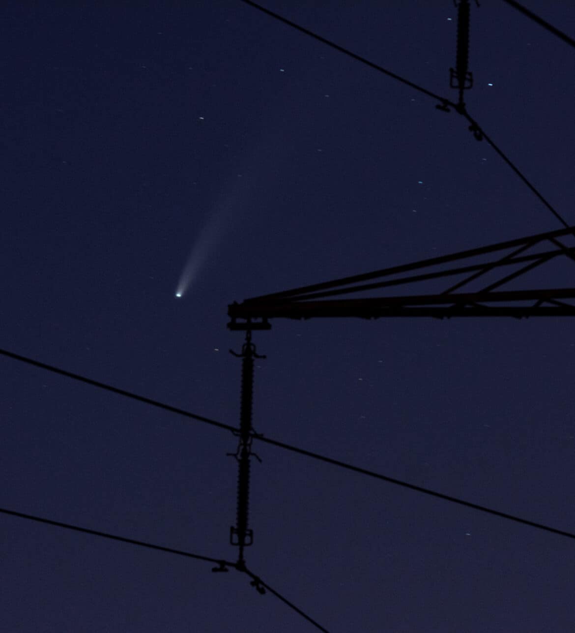 Kometa NEOWISE nad Polską