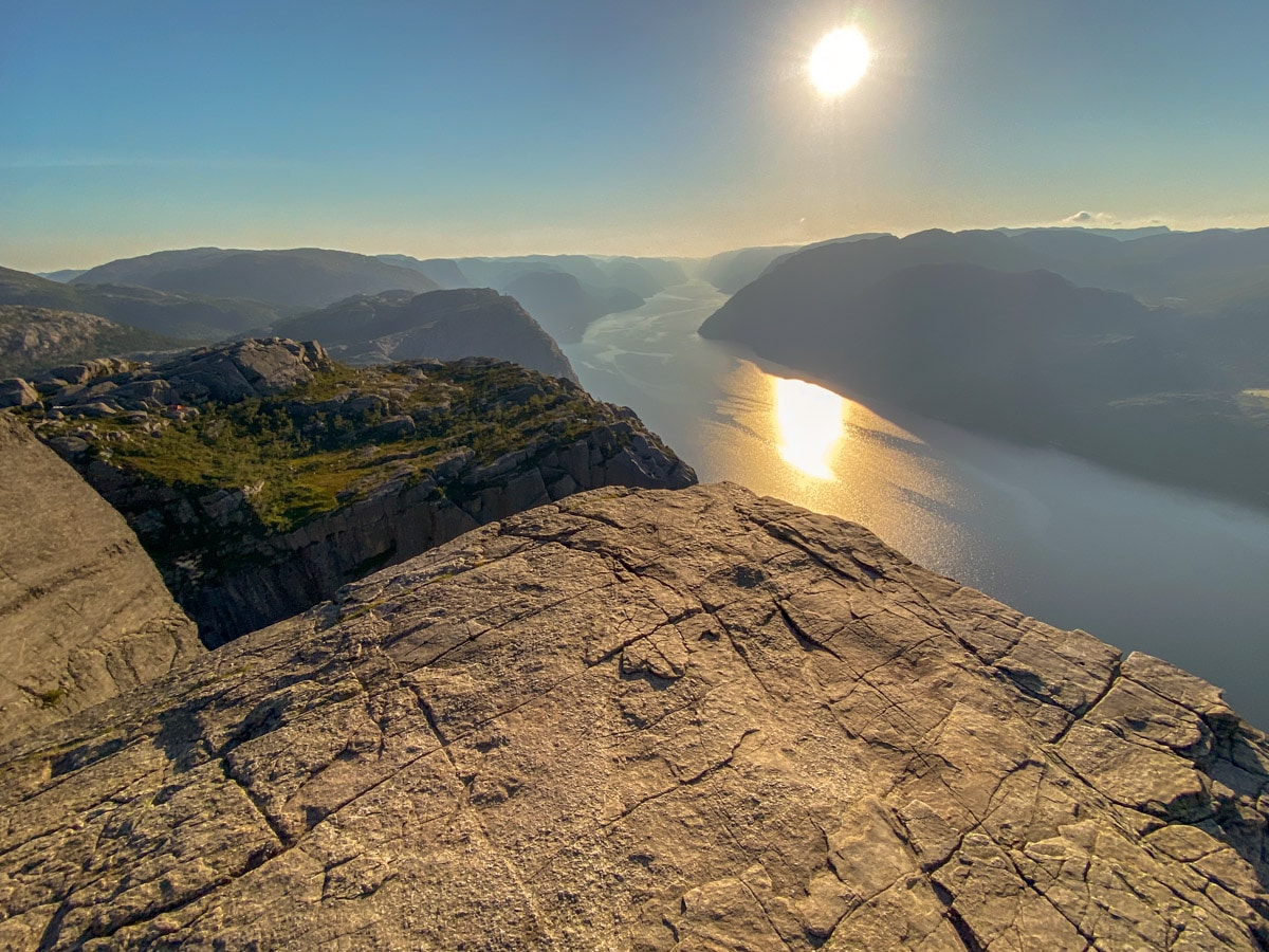 Widok z Preikestolen