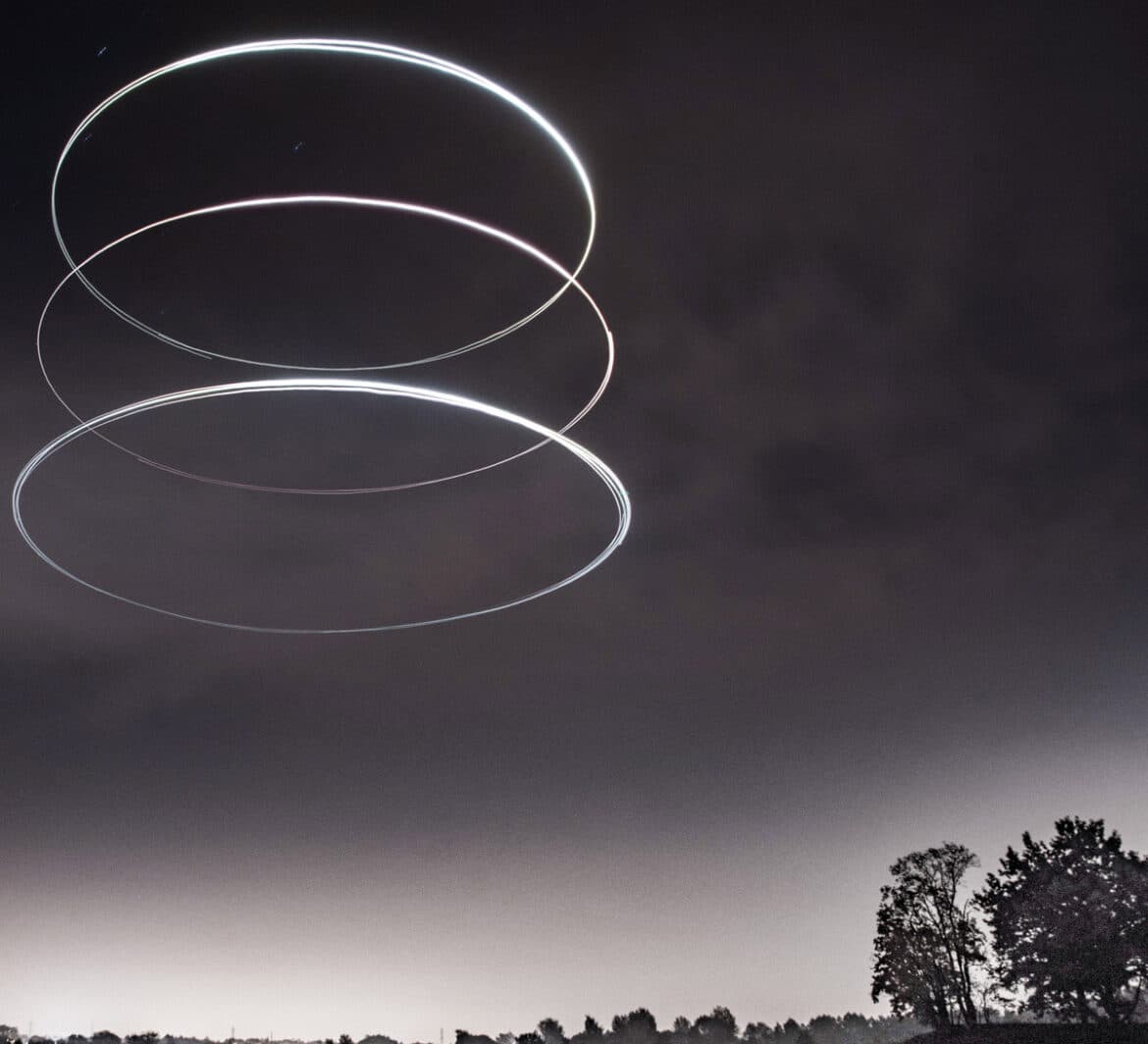 Drone light painting