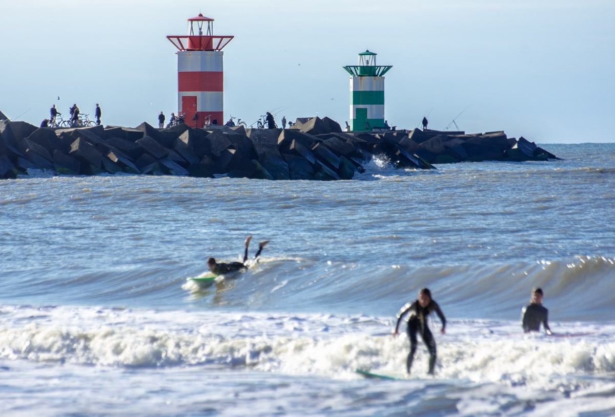 Surfing w Scheveningen