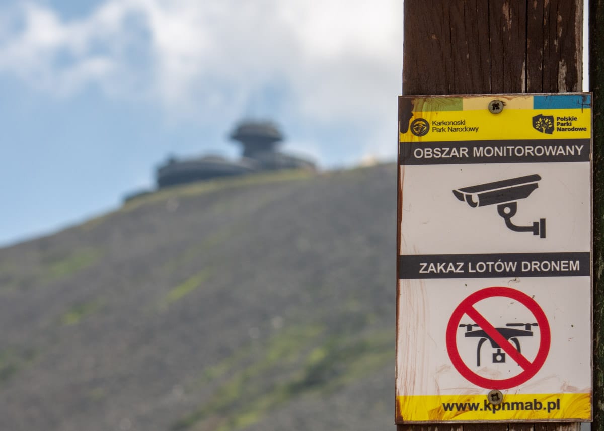 Śnieżka - dron