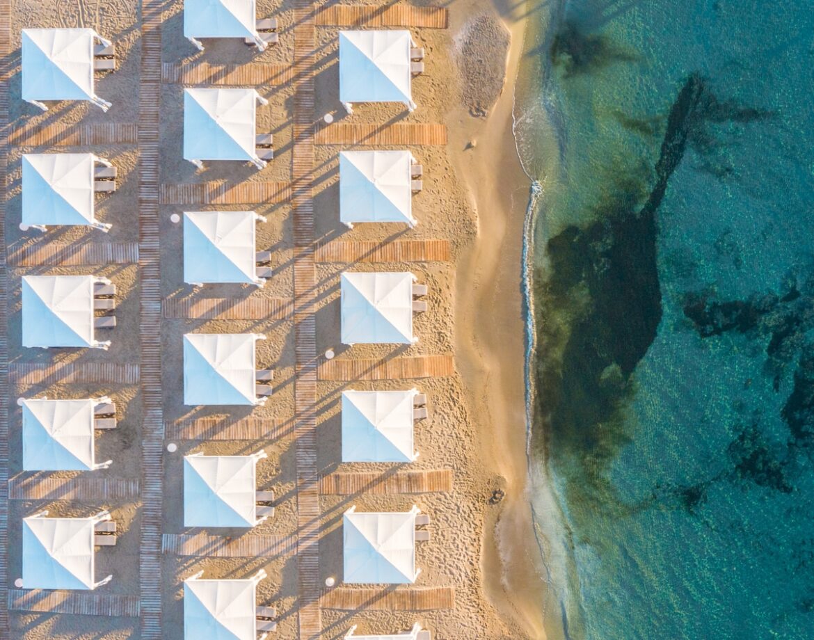 Kreta - plaża z drona