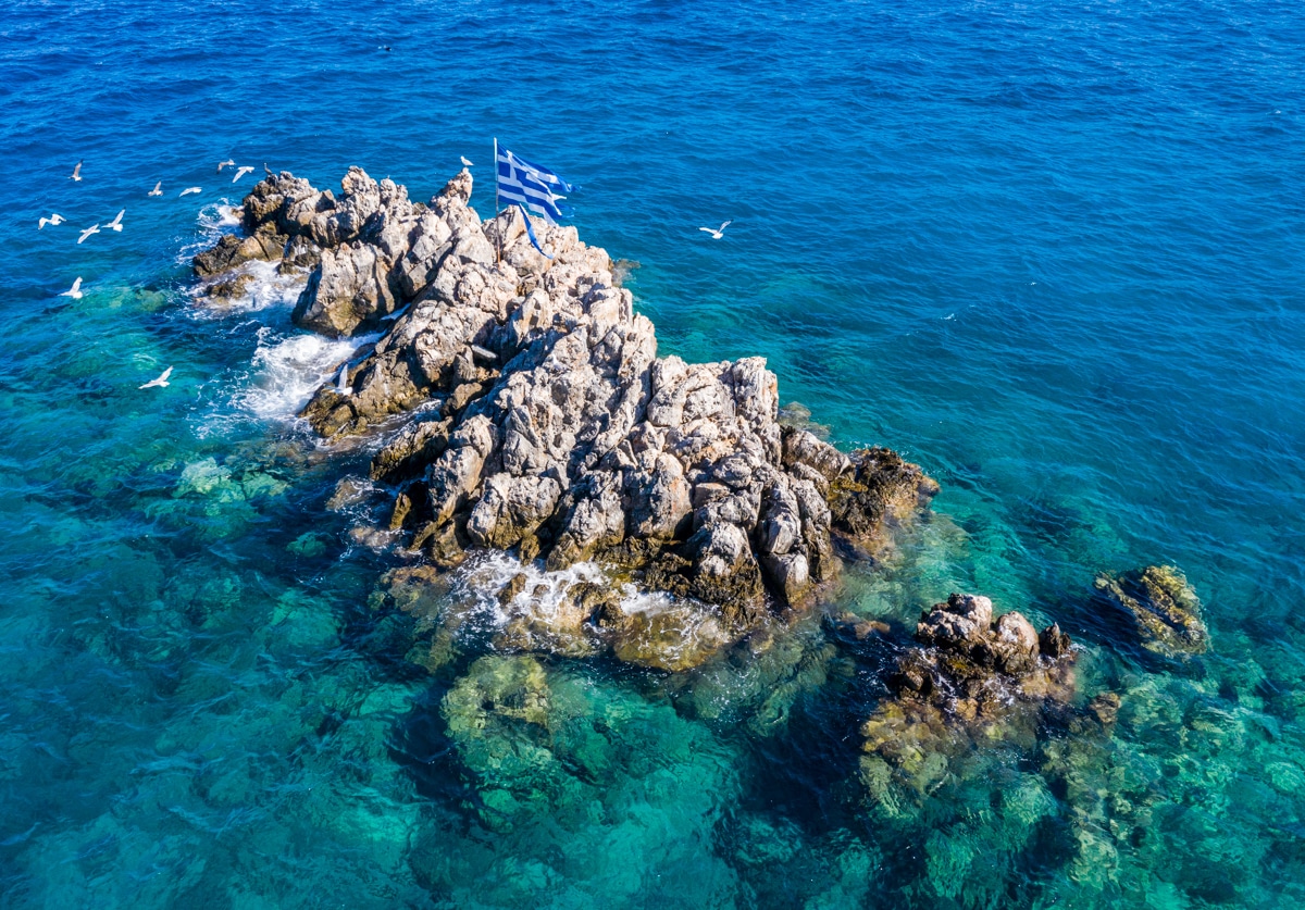Kreta z dronem