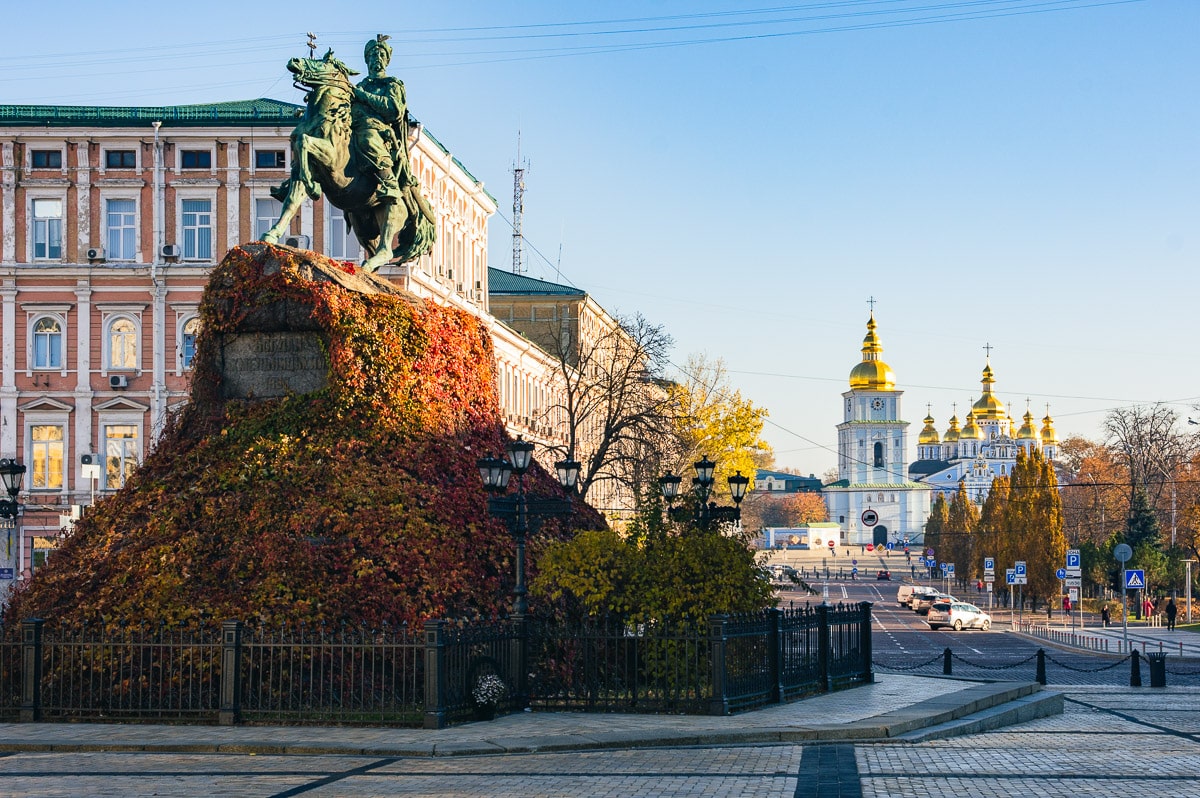 Pomnik Bohdana Chmielnickiego w Kijowie