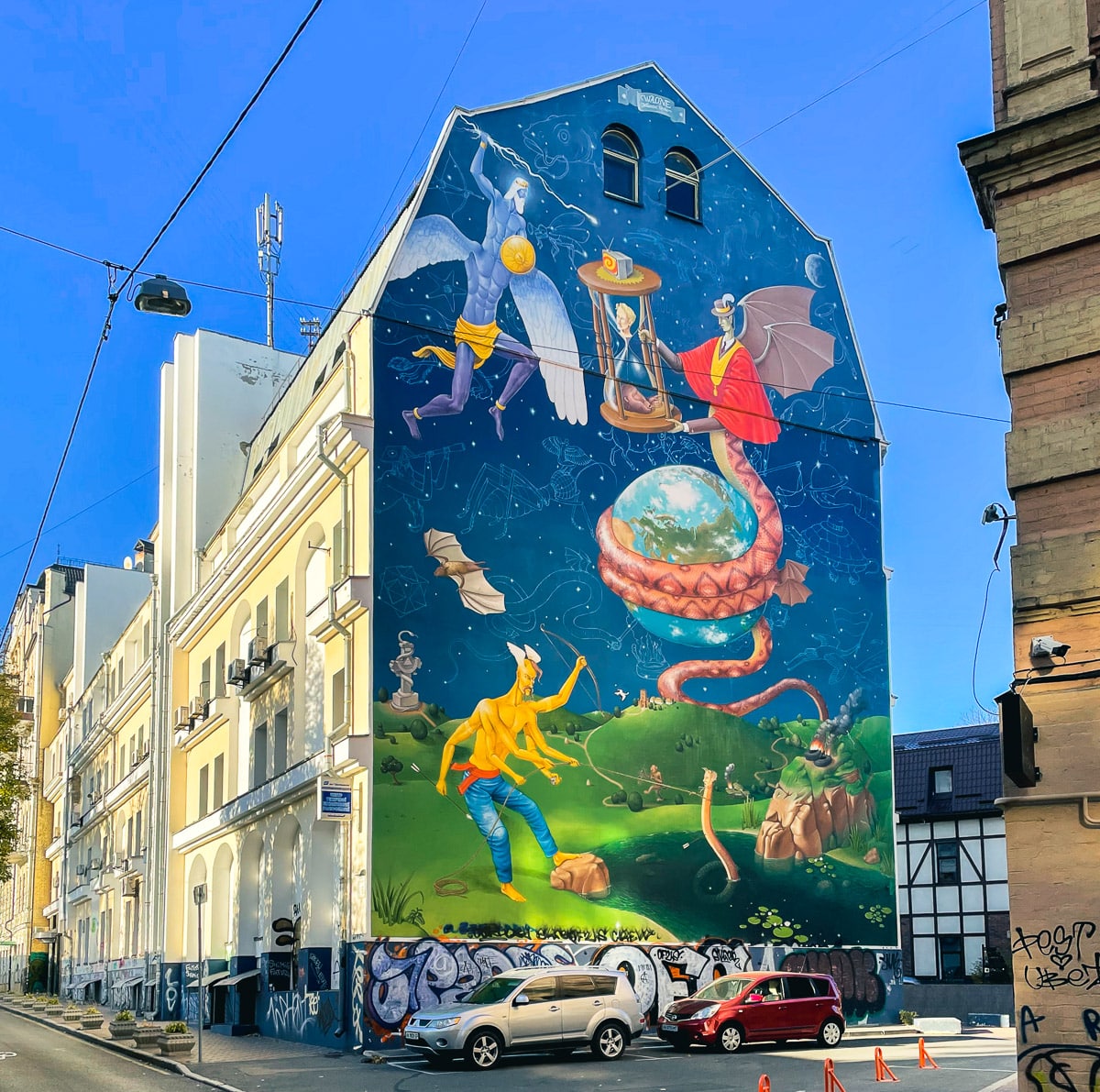 Street art w Kijowie