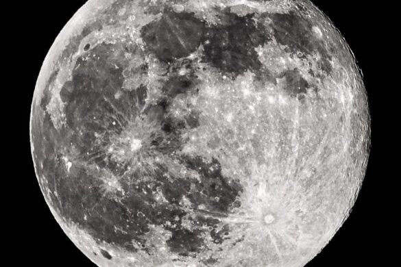 Pełnia Zimnego Księżyca, 19 grudnia 2021, 1/160s | f/9.0 | ISO 100 | 500mm