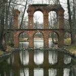 Park romantyczny w Arkadii i pałac w Nieborowie