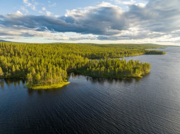 Jeziora północy Finlandii