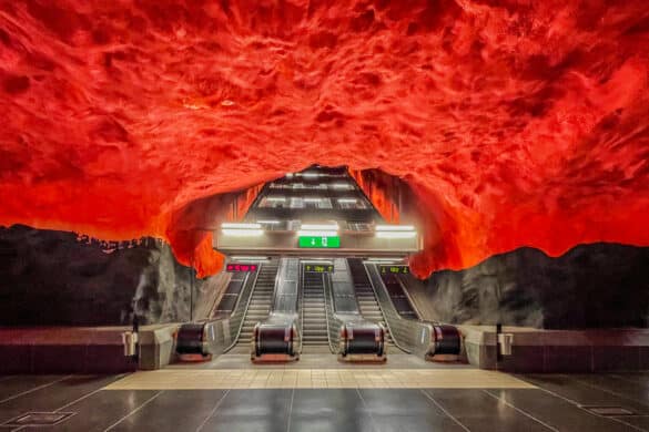 Stacja metra w Sztokholmie