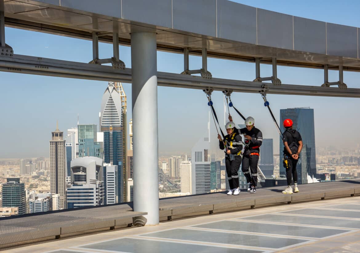 Edge Walk w Dubaju