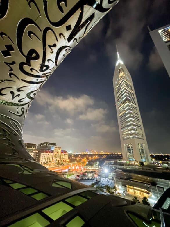Muzeum Przyszłości w Dubaju - taras widokowy